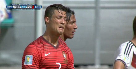 C罗真的快哭了……