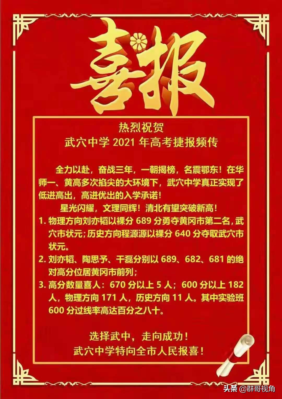 2021蕲春一中录取分数_蕲春一中录取分数线是多少_一中录取分数线蕲春是多少分