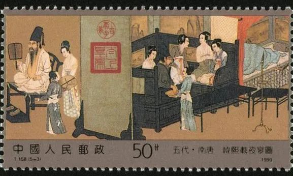 韩熙载夜宴图全图长图全景_韩熙熙载夜宴图_韩熙载夜宴图